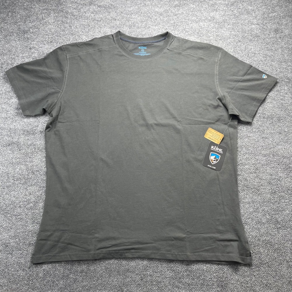 Kuhl M's Bravado Light T-Shirt Carbon Grey XXXL 7448 New With Tags